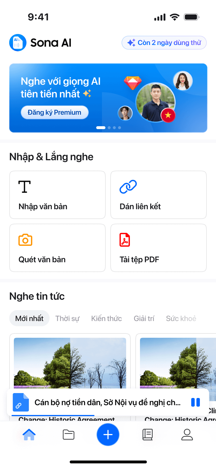 Sona AI App Screenshot